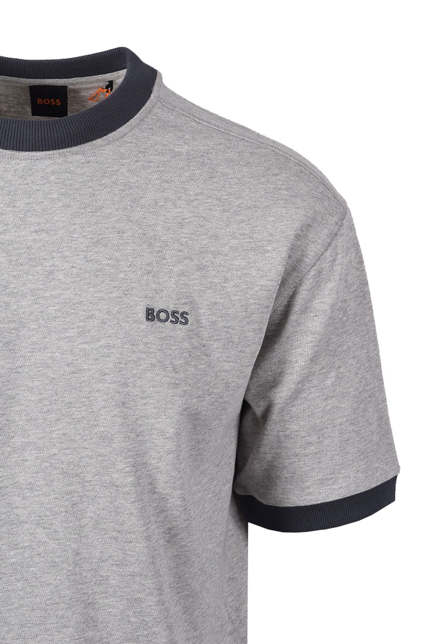 BOSS ORANGE TE_EDGE T-SHIRT OPEN GREY Boss Orange Michael Stewart Menswear  T-Shirts