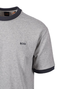 BOSS ORANGE TE_EDGE T-SHIRT OPEN GREY Boss Orange Michael Stewart Menswear  T-Shirts