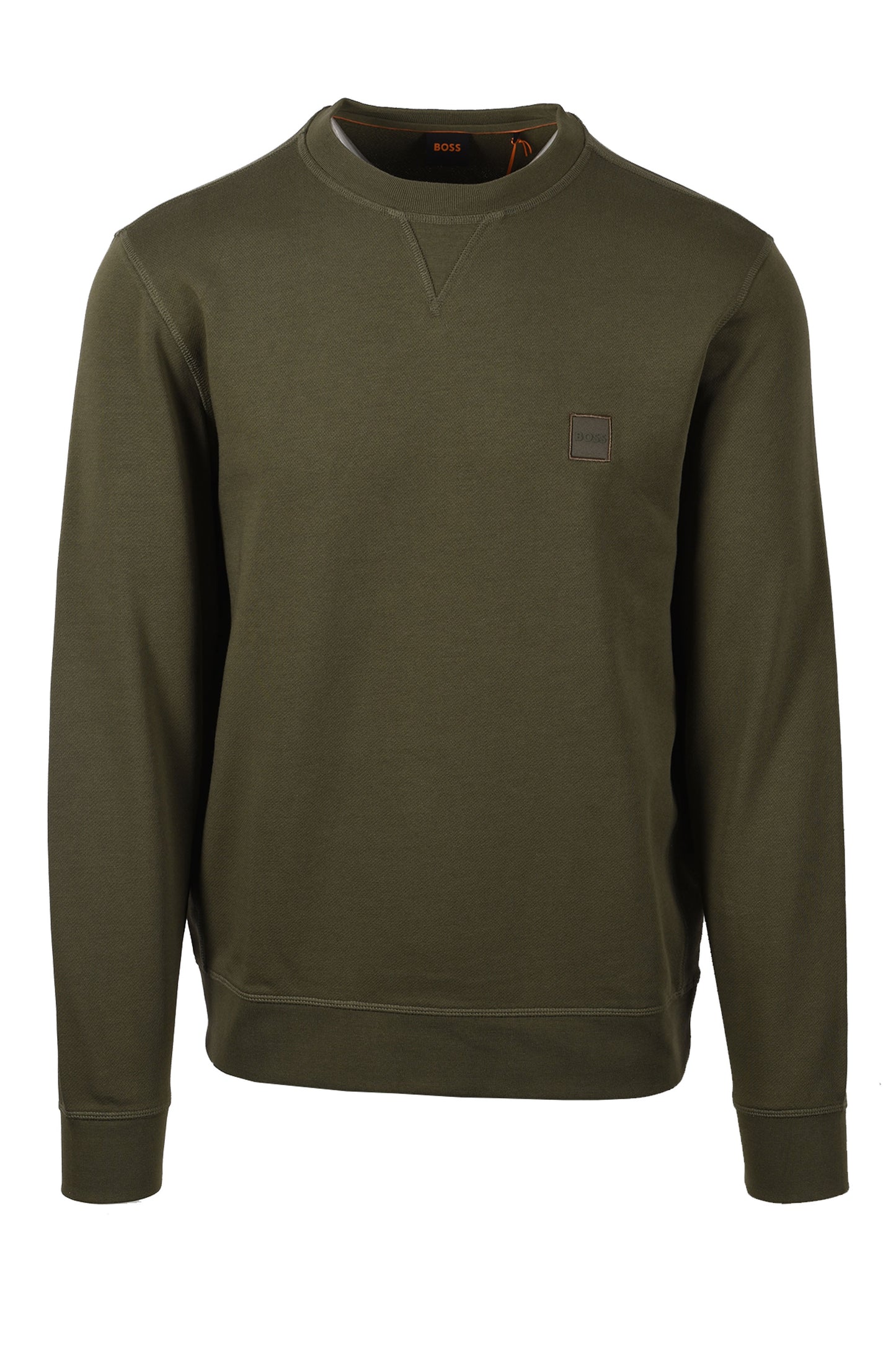 BOSS ORANGE WESTART SWEATSHIRT BRIGHT GREEN Boss Orange Michael Stewart Menswear  Sweatshirts