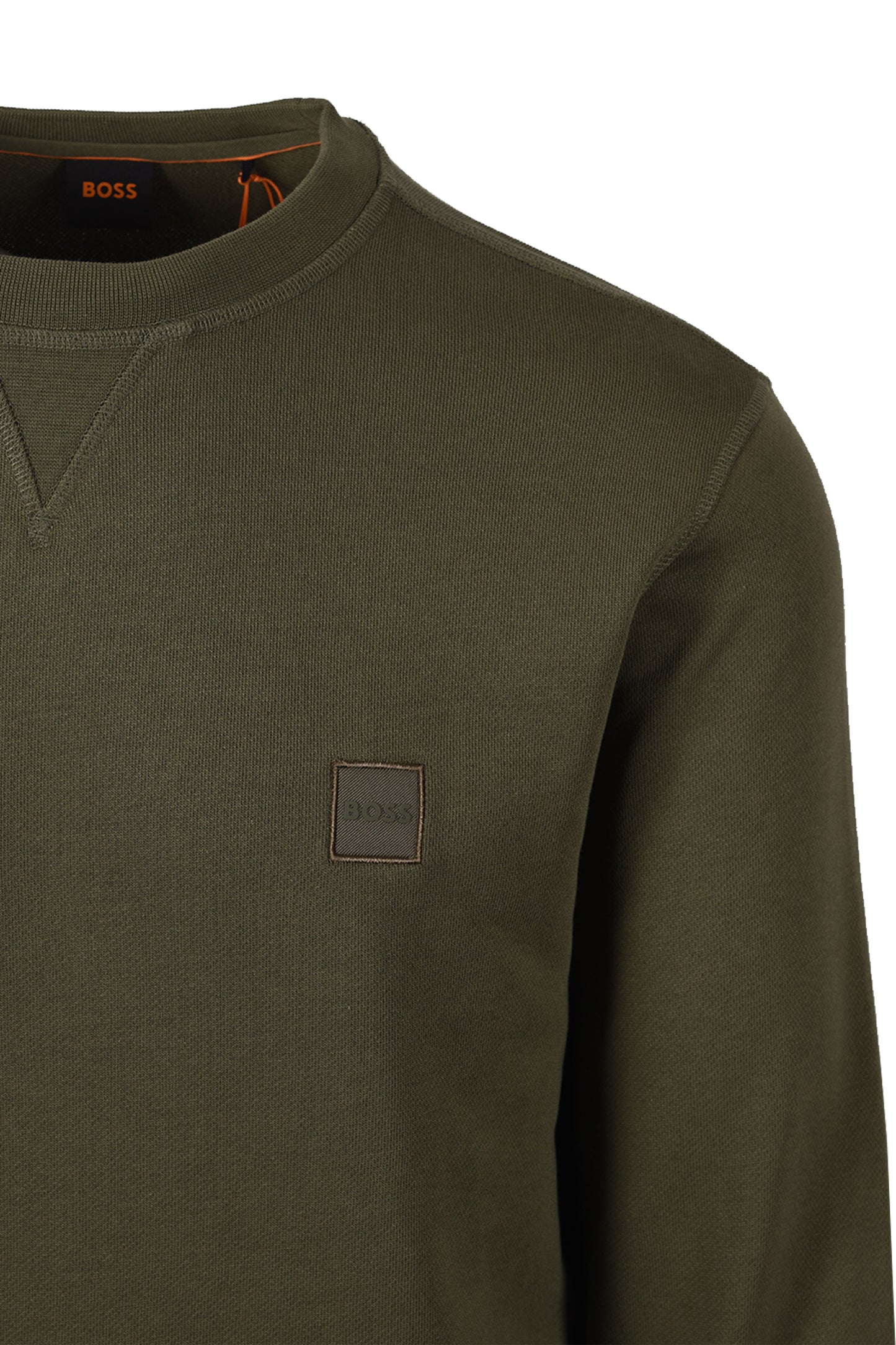 BOSS ORANGE WESTART SWEATSHIRT BRIGHT GREEN Boss Orange Michael Stewart Menswear  Sweatshirts