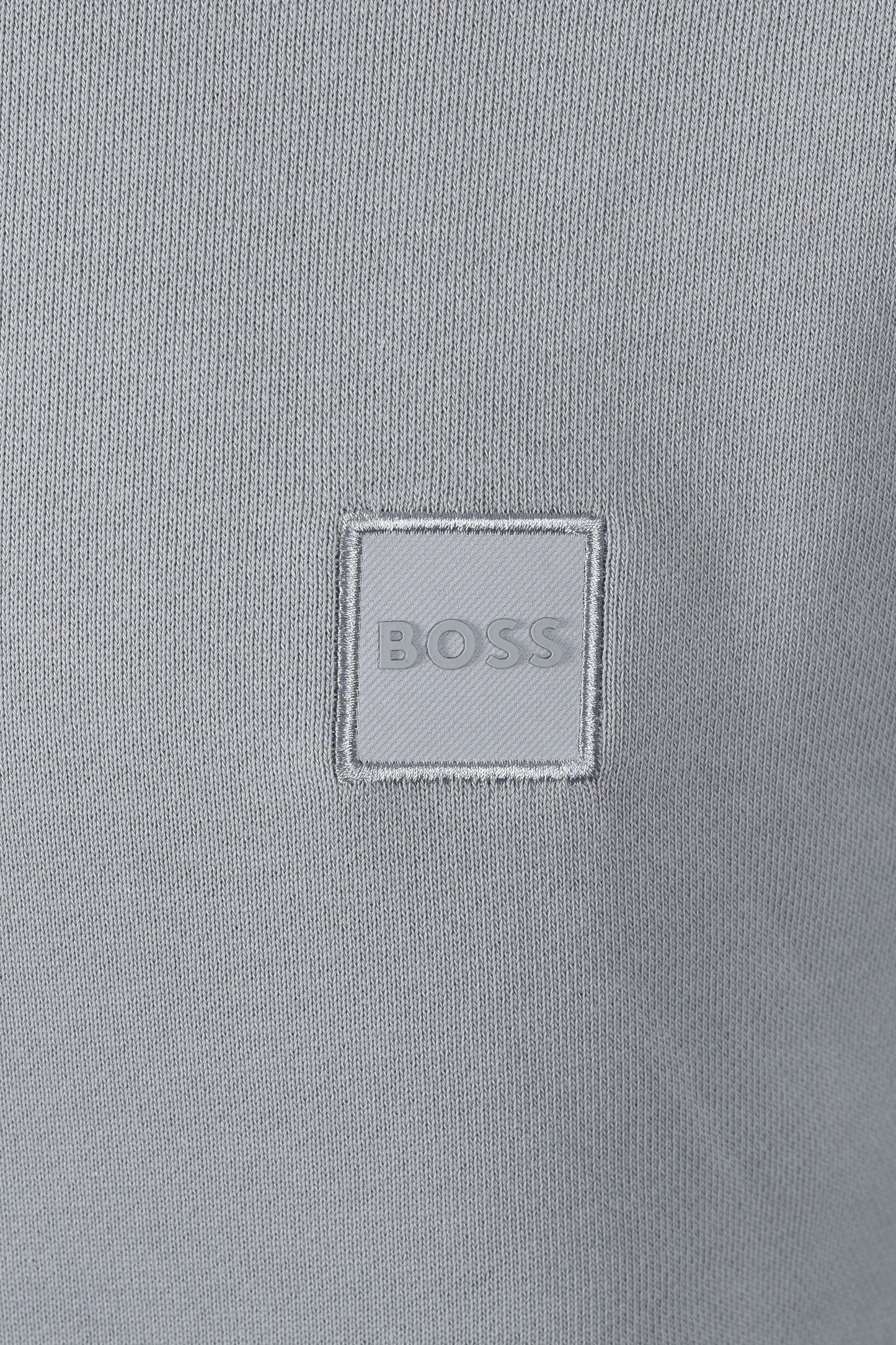 BOSS ORANGE WETALK SWEATSHIRT OPEN GREY Boss Orange Michael Stewart Menswear  Sweatshirts