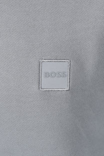 BOSS ORANGE WETALK SWEATSHIRT OPEN GREY Boss Orange Michael Stewart Menswear  Sweatshirts