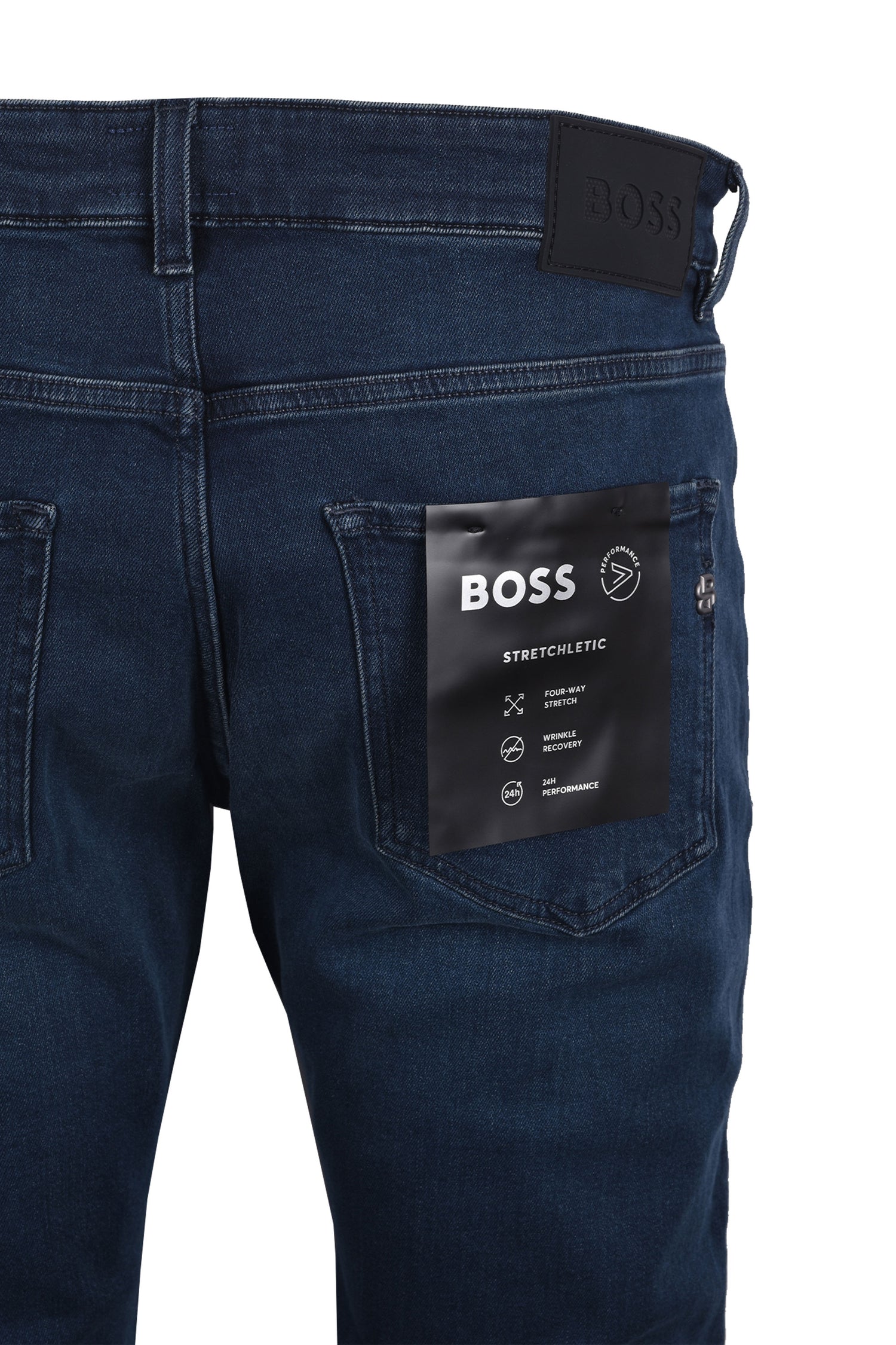 BOSS P DELAWARE JEANS DARK BLUE Boss Black Michael Stewart Menswear  Jeans