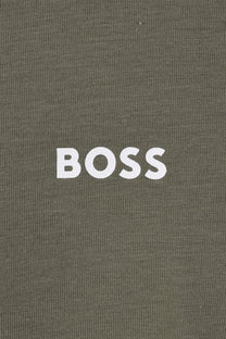 BOSS Unique T-Shirt Open Green Boss Black