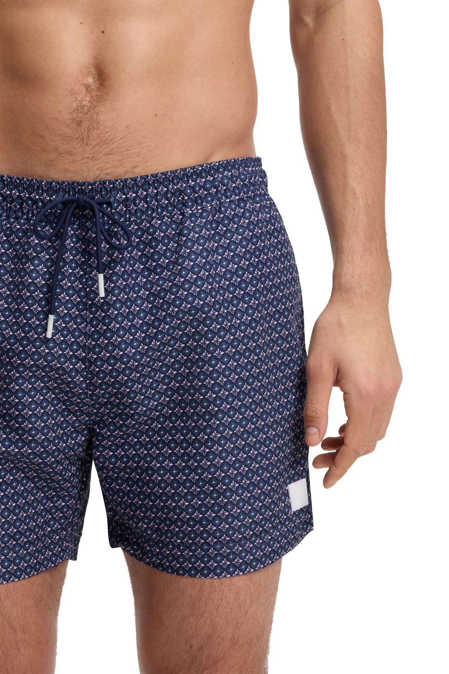 BOSS VIBE SWIM SHORTS NAVY Boss Black Michael Stewart Menswear  Swim Wear