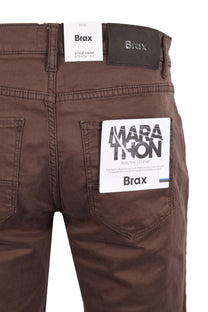 BRAX CADIZ MARATHON JEANS BROWN Brax Michael Stewart Menswear  Jeans