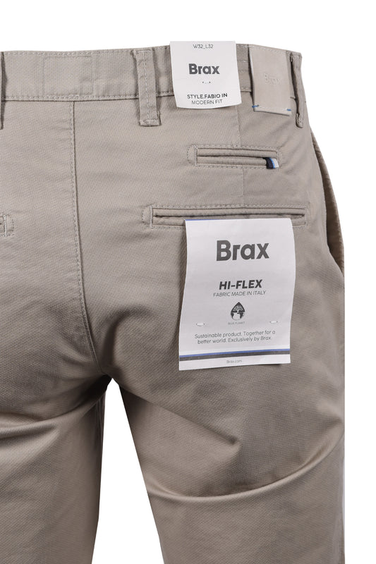 BRAX FABIO COTTON TROUSER STONE