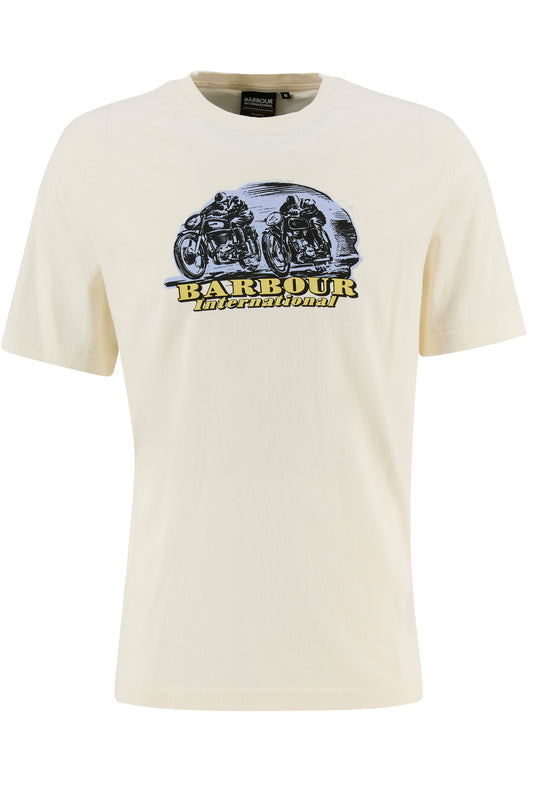 Barbour BANGERS T-SHIRT WHISPER WHITE