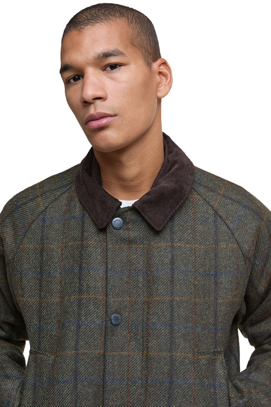 Barbour Bedale Wool Jacket Brown