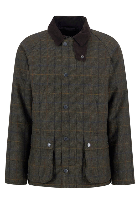 Barbour Bedale Wool Jacket Brown