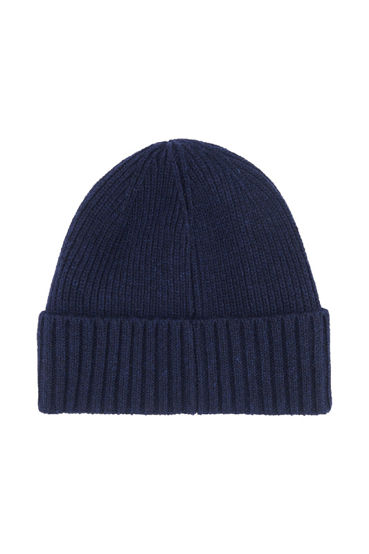 Barbour Carlton Beanie Hat Navy