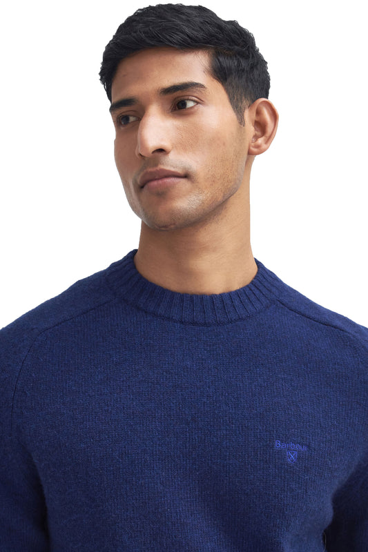 Barbour Grangetown Crew Neck Ink Blue