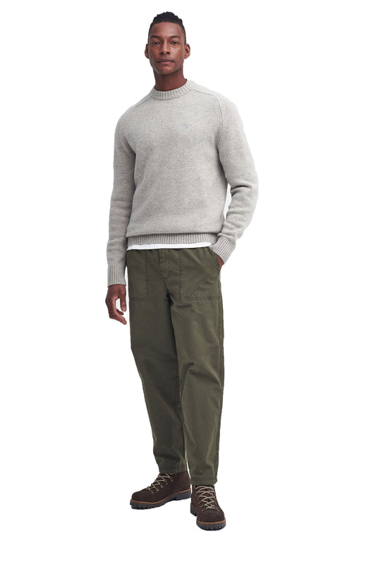 Barbour Grangetown Crew Neck Light Grey