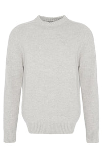 Barbour Grangetown Crew Neck Light Grey Barbour