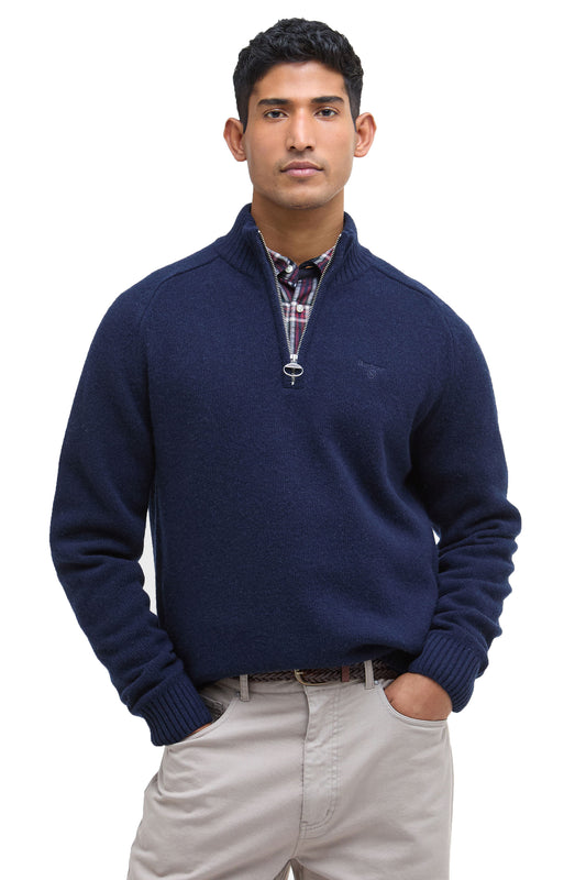 Barbour Grangetown Half Zip Sweatshirt Navy