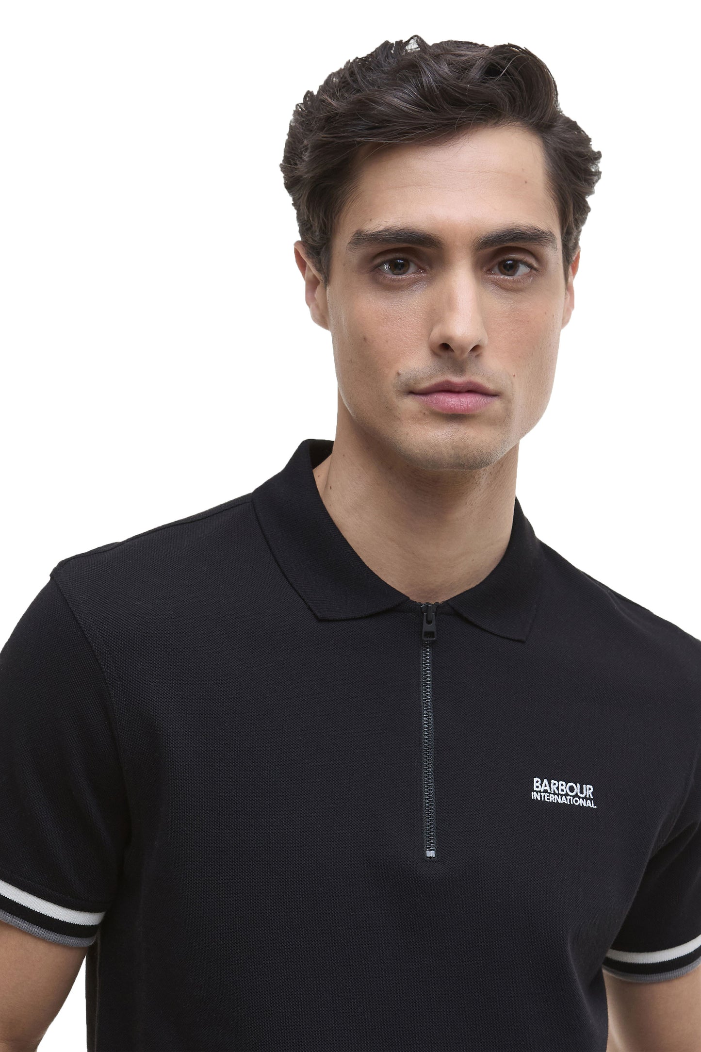Barbour International Buxton Polo Black