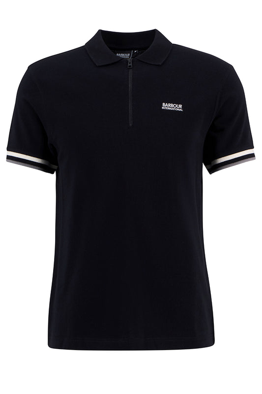Barbour International Buxton Polo Black