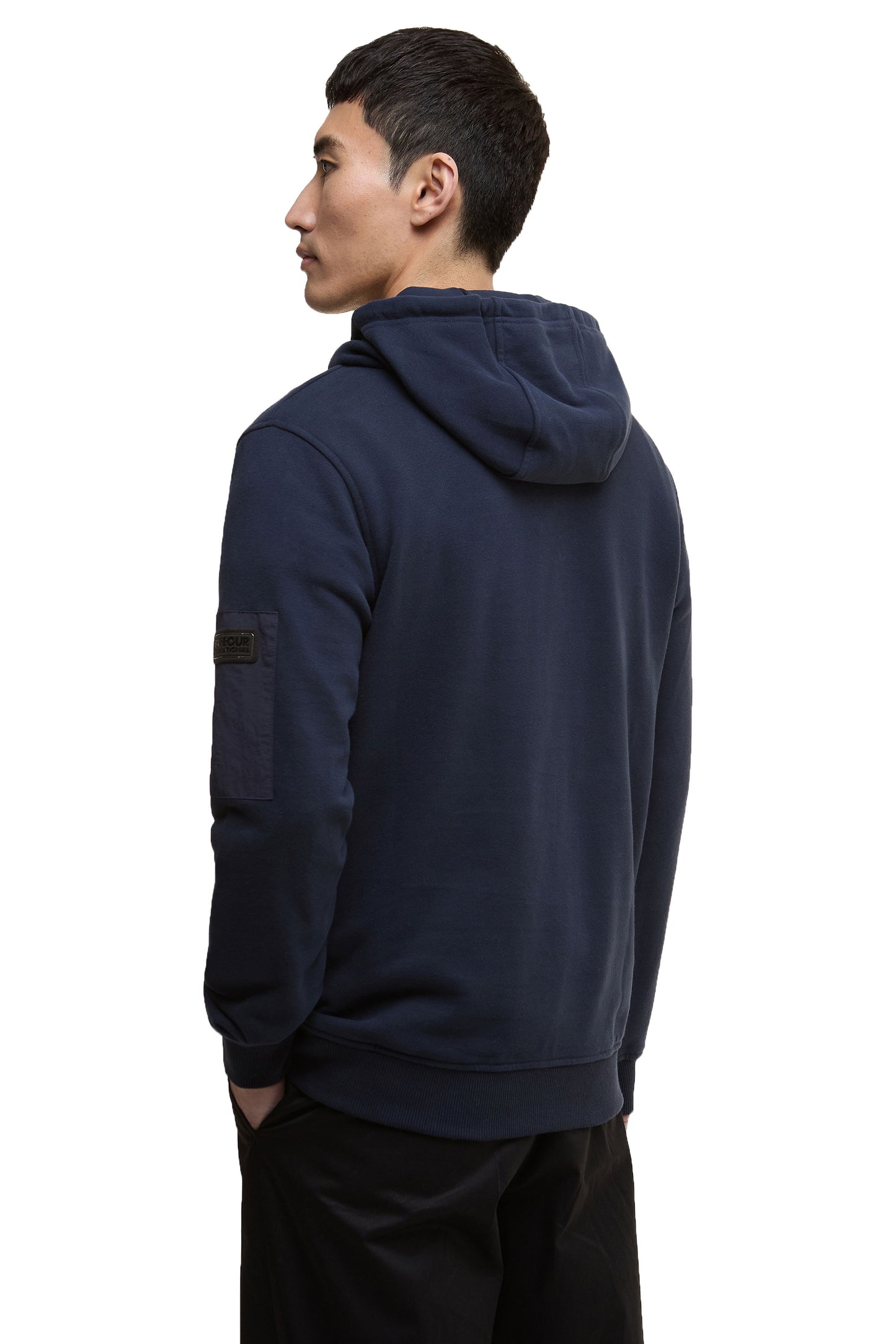 Barbour International Ewan Hoodie Navy