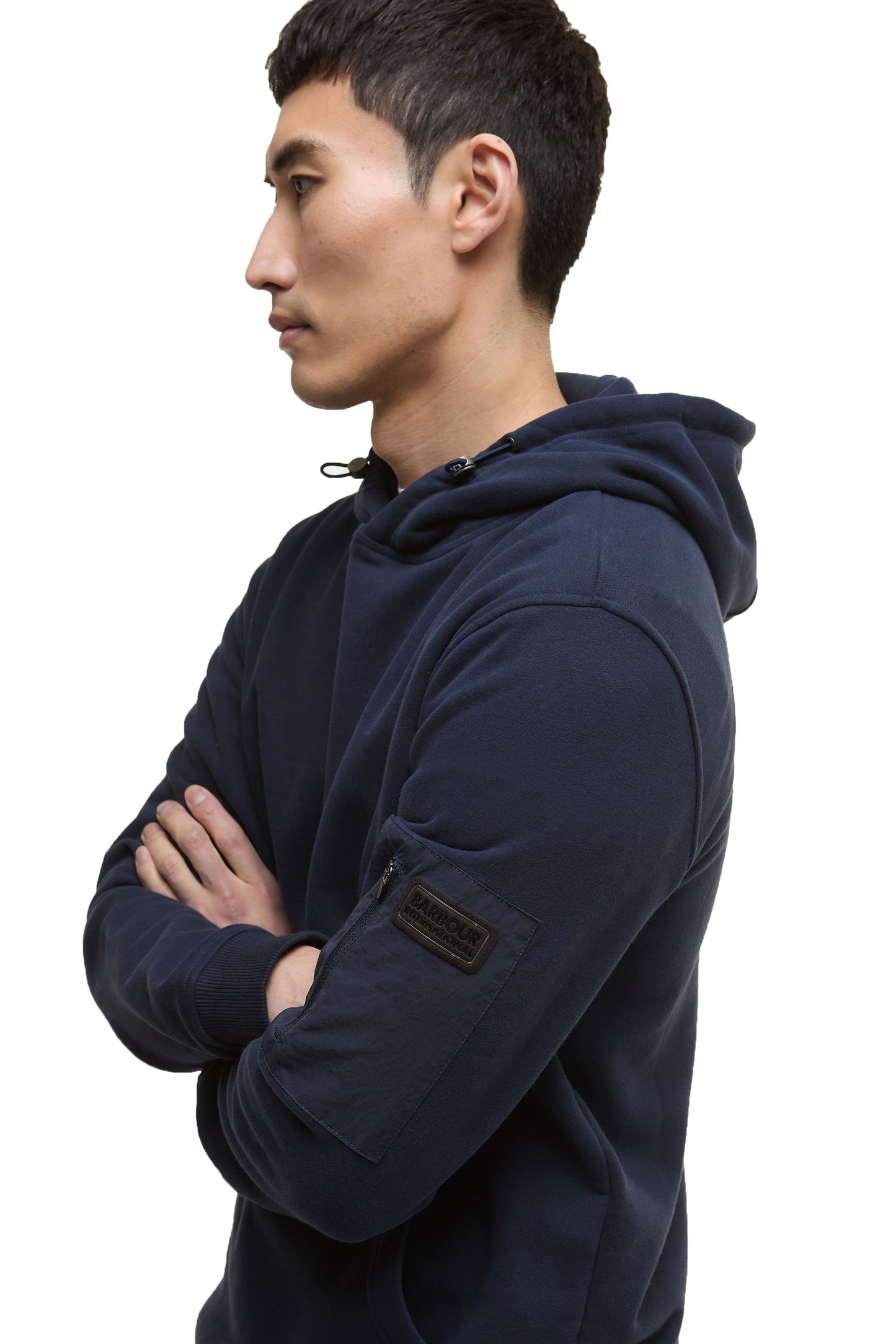Barbour International Ewan Hoodie Navy