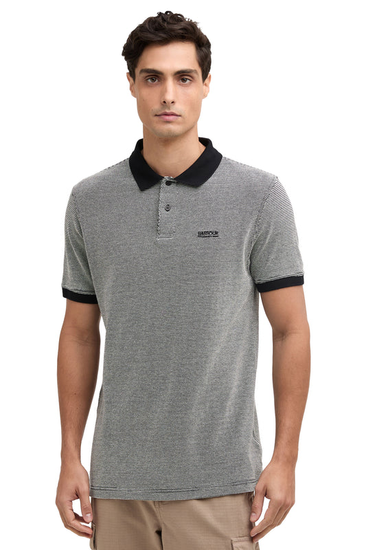 BARBOUR INTERNATIONAL HALLS POLO BLACK