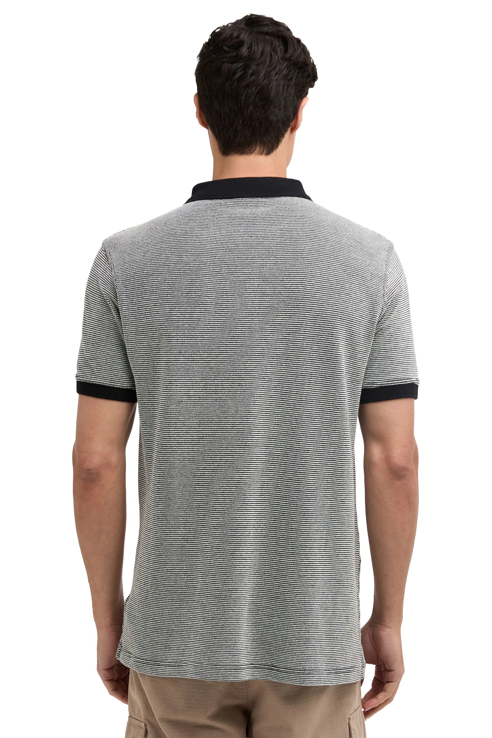 BARBOUR INTERNATIONAL HALLS POLO BLACK Barbour International