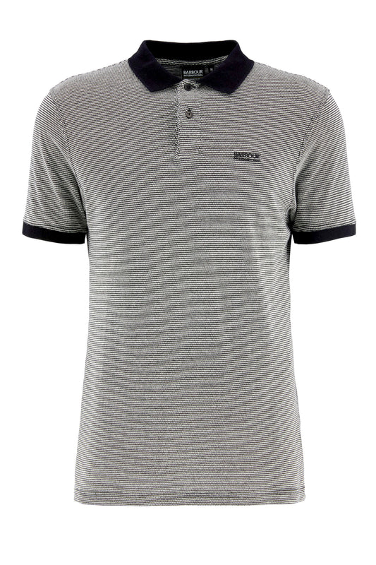 BARBOUR INTERNATIONAL HALLS POLO BLACK