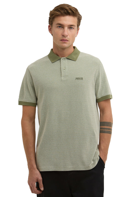 Barbour International HALLS POLO BURNT OLIVE