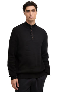 Barbour International HERRING HALF ZIP BLACK Barbour International