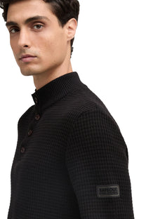 Barbour International HERRING HALF ZIP BLACK Barbour International