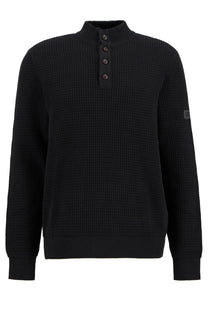 Barbour International HERRING HALF ZIP BLACK Barbour International