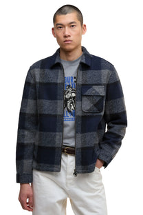 Barbour International Hailwood Overshirt Navy Barbour International