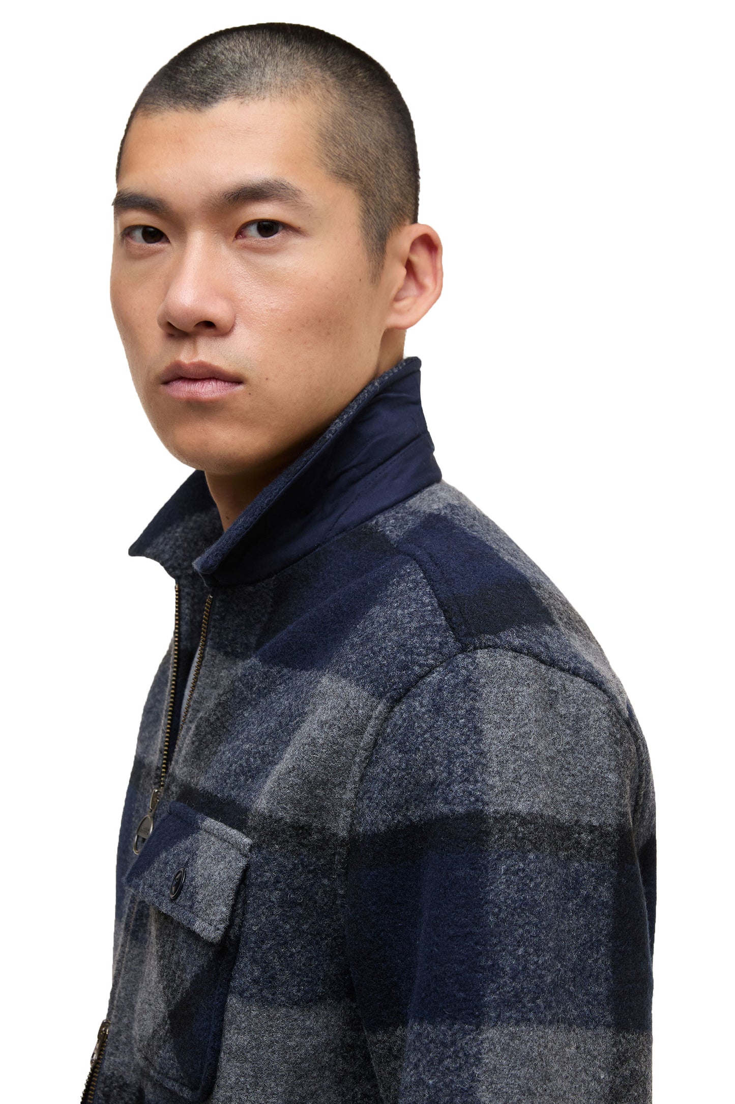 Barbour International Hailwood Overshirt Navy