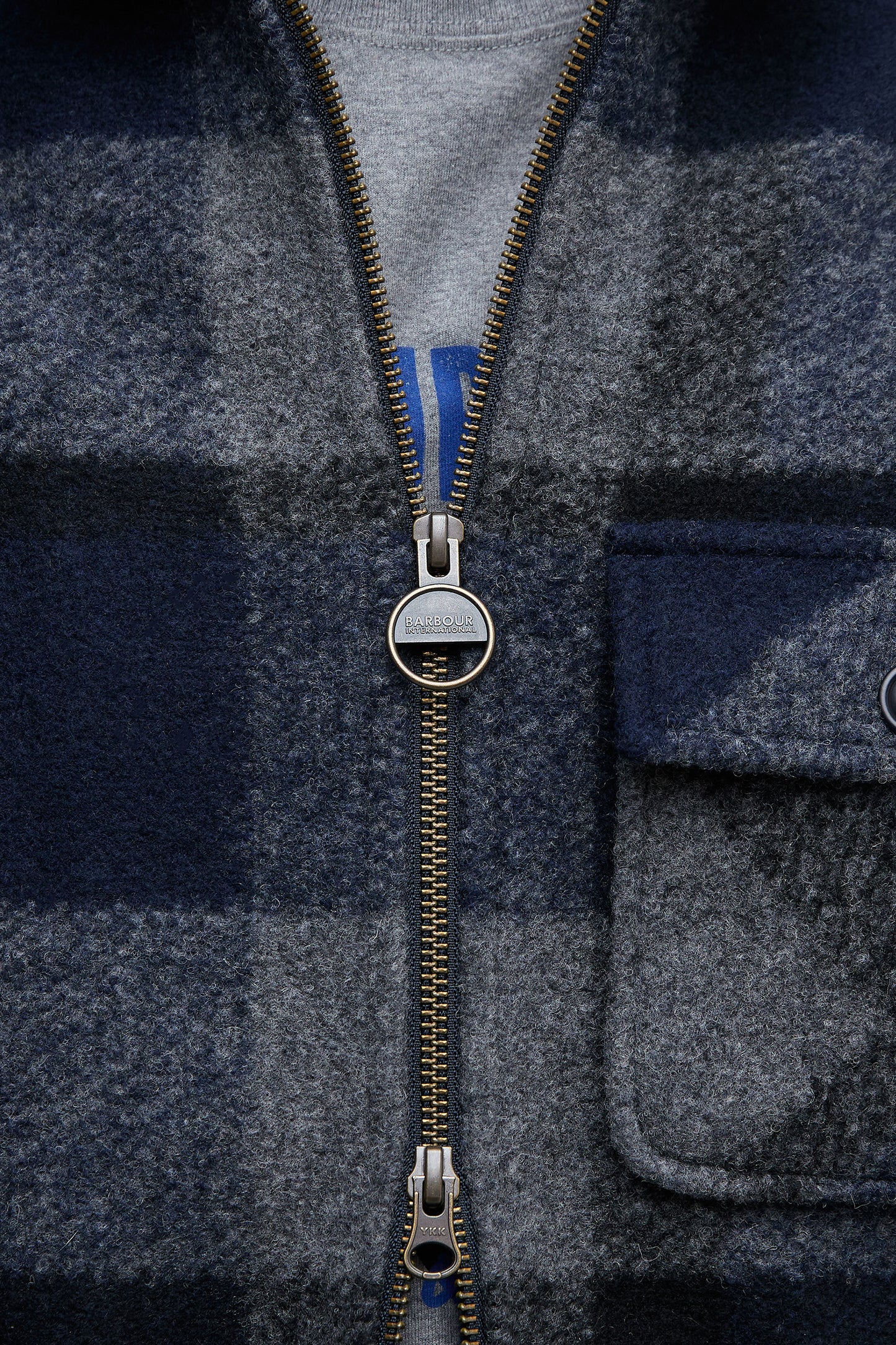 Barbour International Hailwood Overshirt Navy