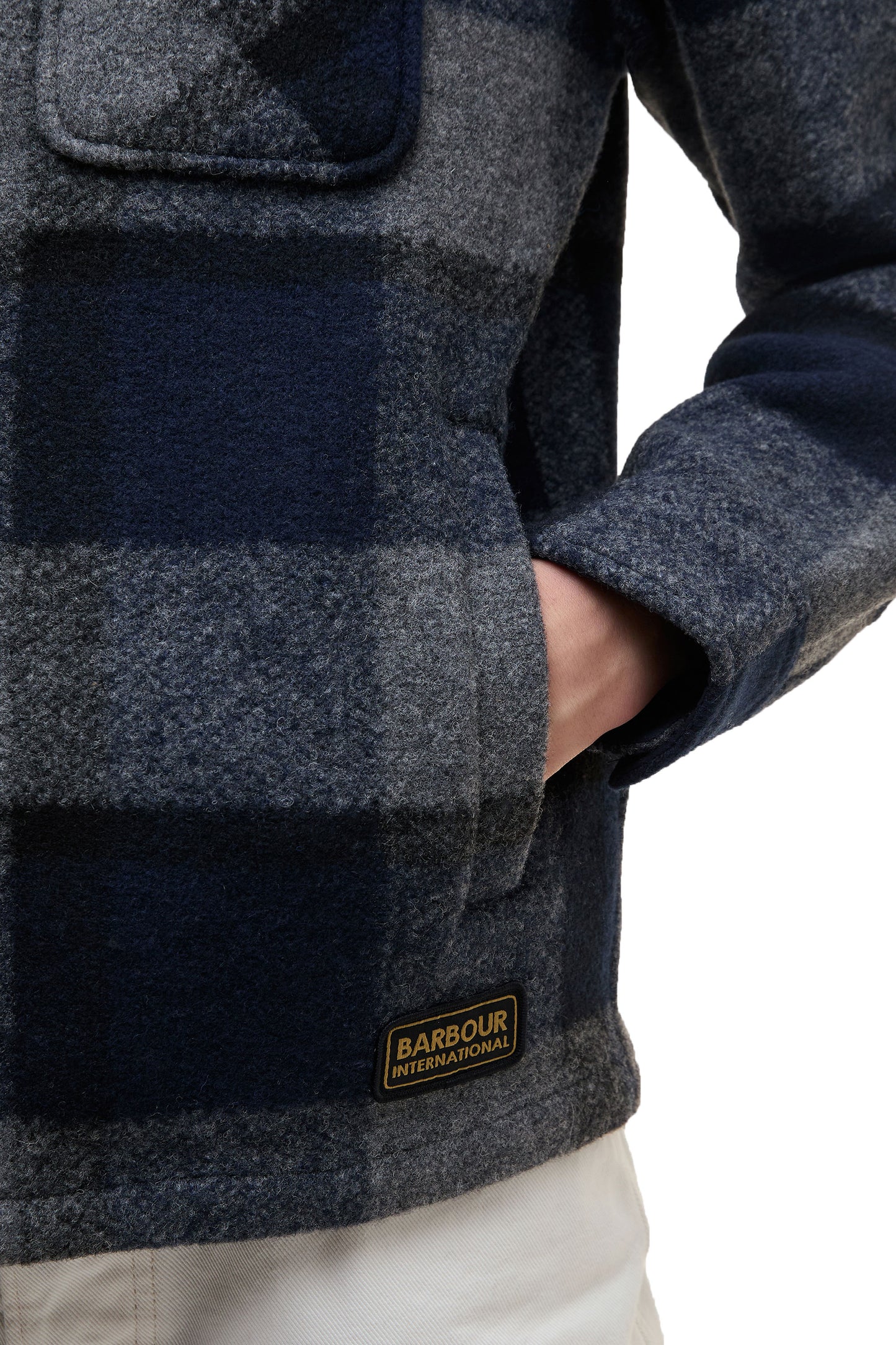 Barbour International Hailwood Overshirt Navy