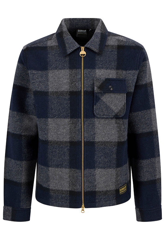 Barbour International Hailwood Overshirt Navy