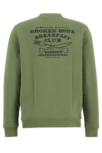 Barbour International STAITHES SWEATSHIRT OLIVINE Barbour International