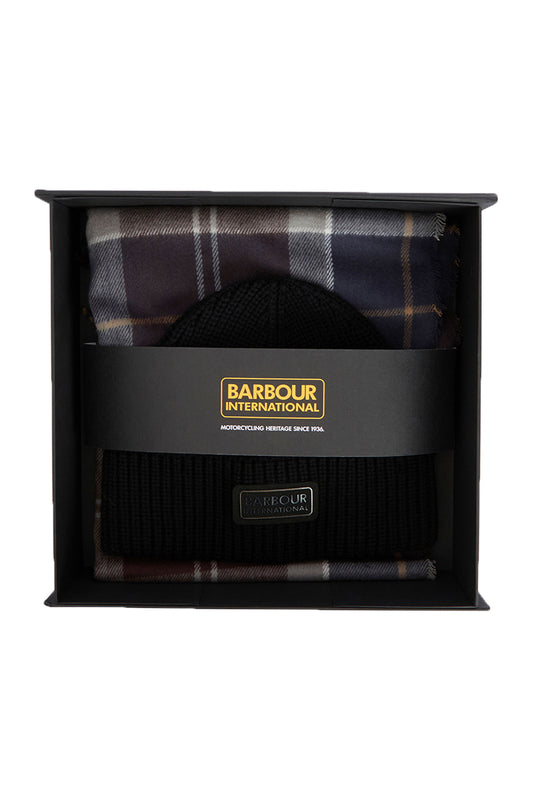 Barbour International Sweeper Gift Set Black