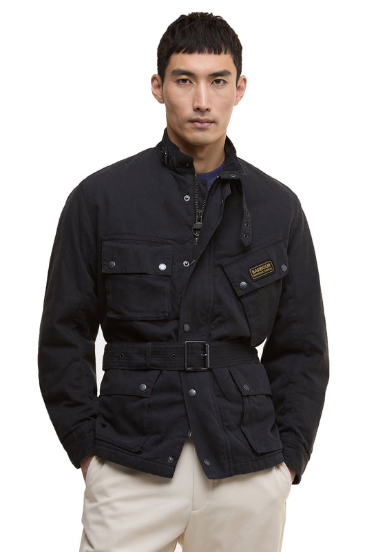 Barbour International Washed Casual A7 Jacket Black