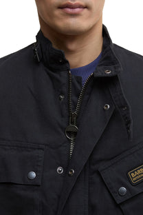 Barbour International Washed Casual A7 Jacket Black Barbour International