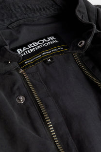 Barbour International Washed Casual A7 Jacket Black Barbour International