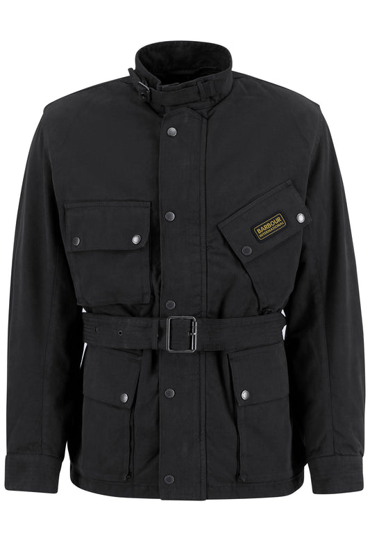 Barbour International Washed Casual A7 Jacket Black