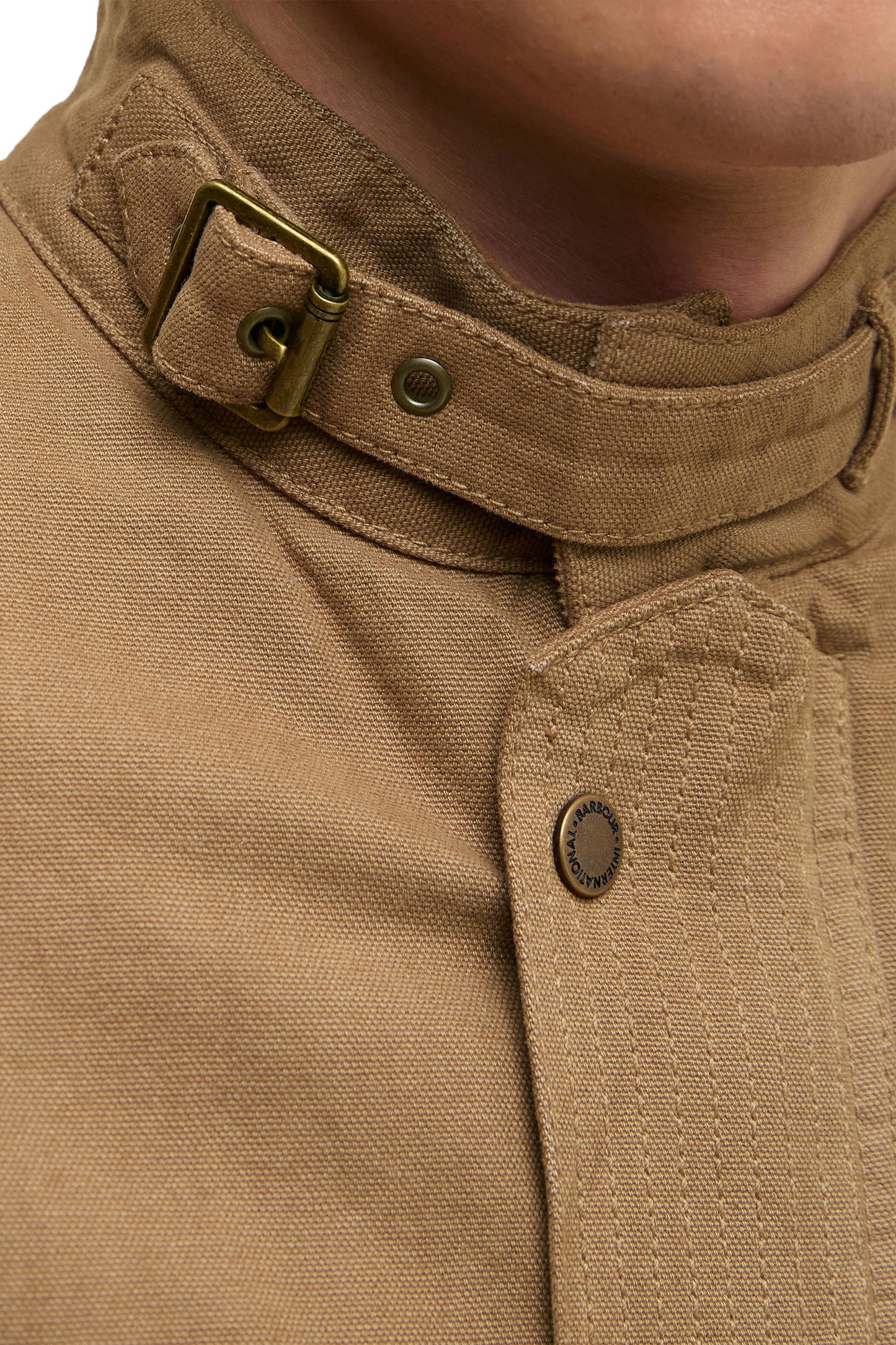 Barbour International Washed Casual A7 Jacket Sandstone
