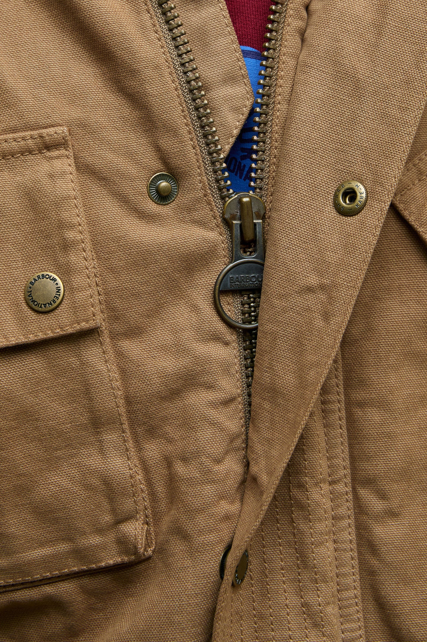 Barbour International Washed Casual A7 Jacket Sandstone