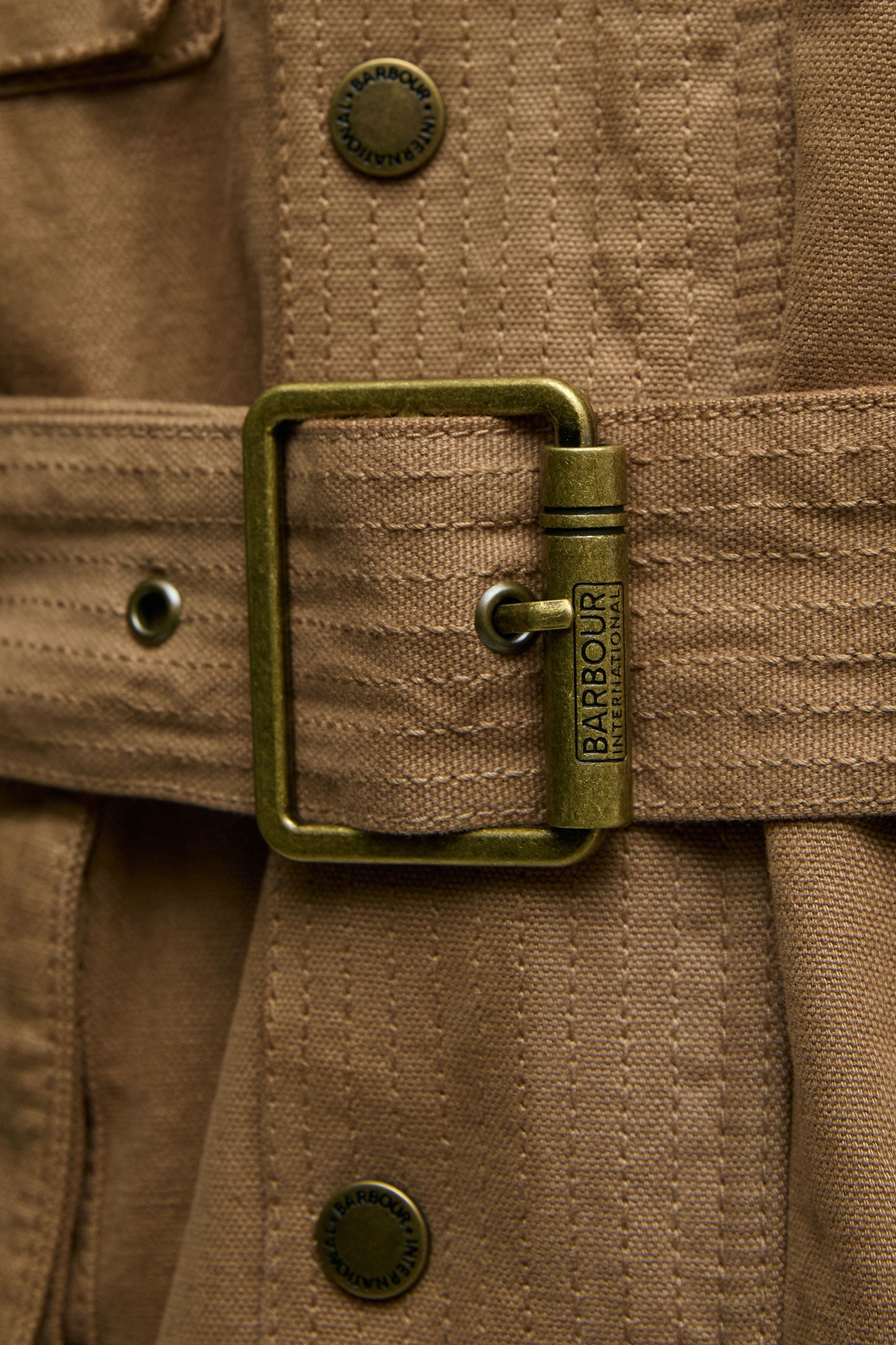 Barbour International Washed Casual A7 Jacket Sandstone
