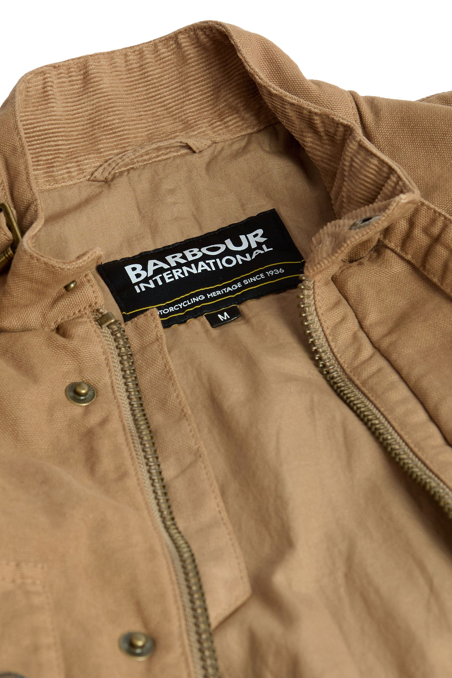Barbour International Washed Casual A7 Jacket Sandstone