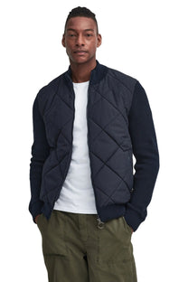 Barbour Newland Zip Knitted Jumper Navy Barbour