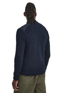 Barbour Newland Zip Knitted Jumper Navy Barbour