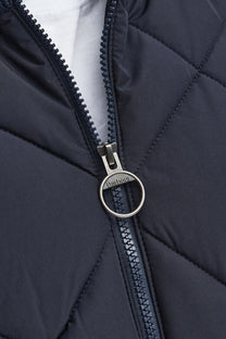 Barbour Newland Zip Knitted Jumper Navy Barbour