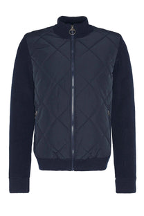 Barbour Newland Zip Knitted Jumper Navy Barbour