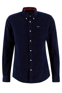 Barbour Ramsey Corduroy Shirt Navy/Red Barbour